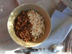 bbq lentils and brown rice image