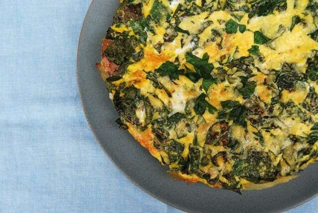 kale fritatta