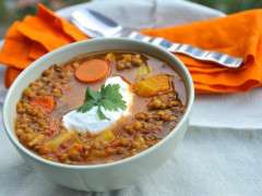 katrina's lentil soup image