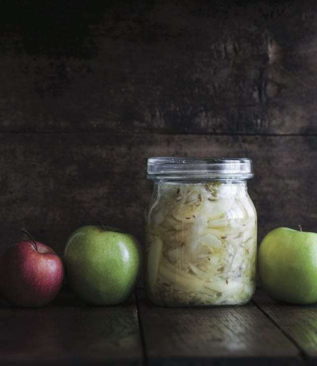 Sauerkraut with Apples and Caraway