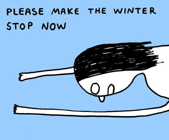 gardening cartoon make winter stop