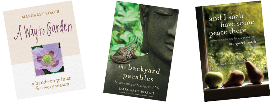 Books by Margaret Roach cover thumbnails.